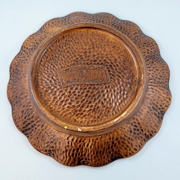 California Treasure Craft Plate California USA Retro Drip Glaze Avocado Green - Picture 8 of 10